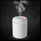 Humidificateur blanc fond sombre