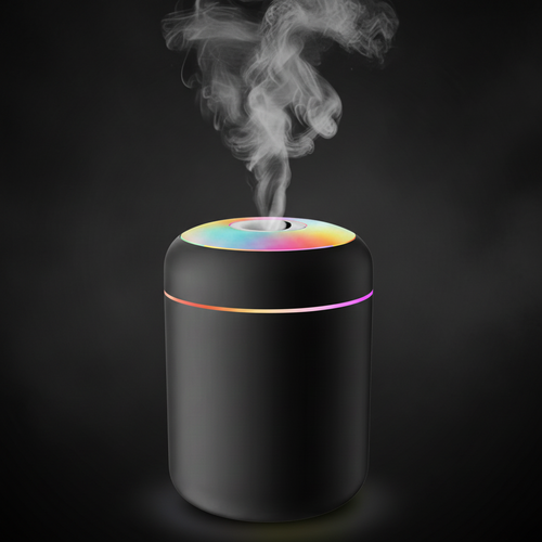 Humidificateur noir vapeur montante